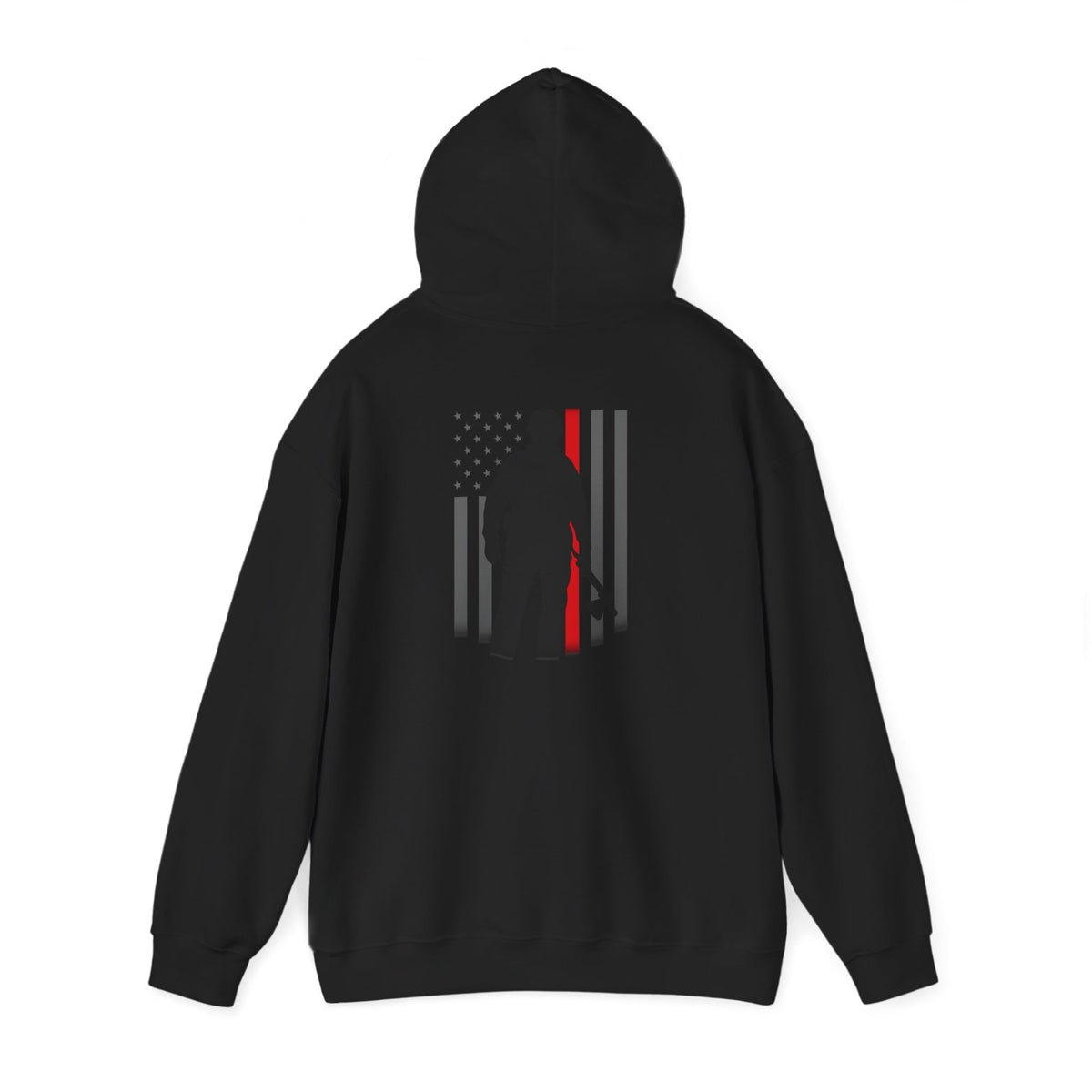 Thin Red Line Hoodie | Ashen Valor