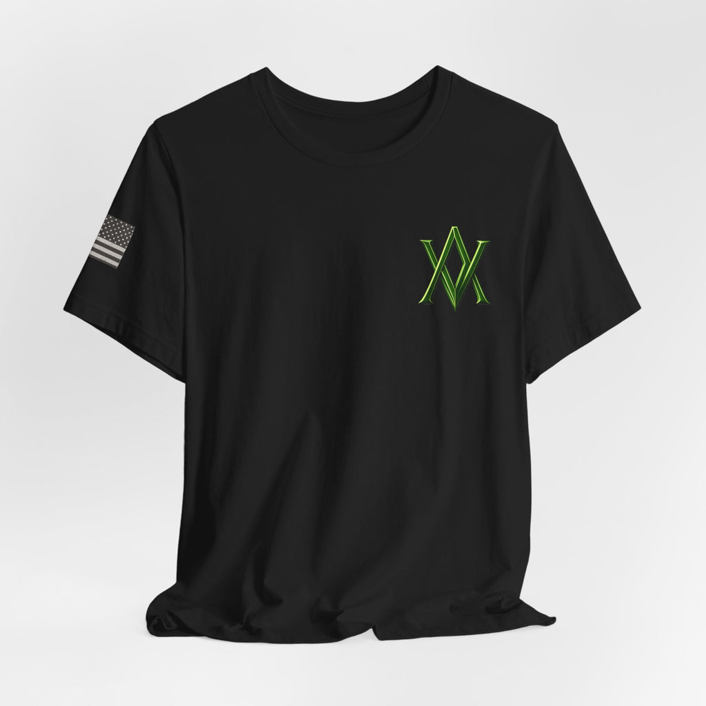 Forged in Honor Thin Green Line T-Shirt | Ashen Valor