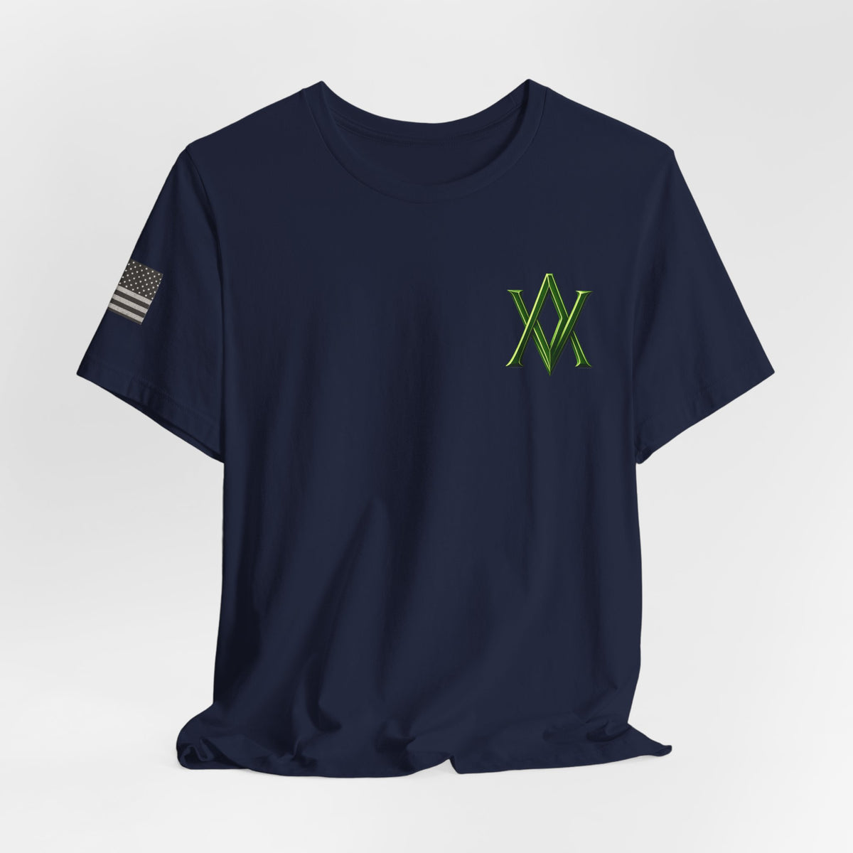 Forged in Honor Thin Green Line T-Shirt | Ashen Valor