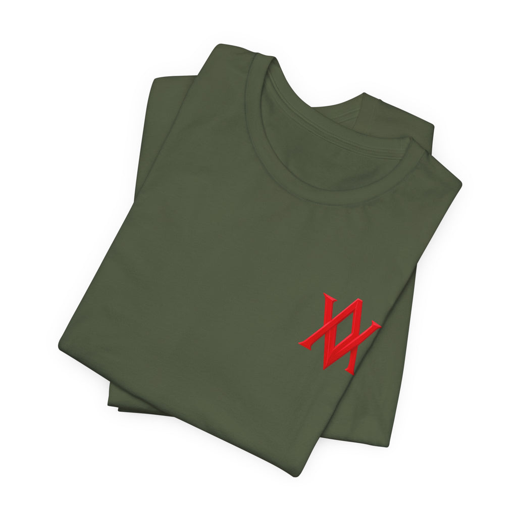 🔴 Thin Red Line T-Shirt | Ashen Valor