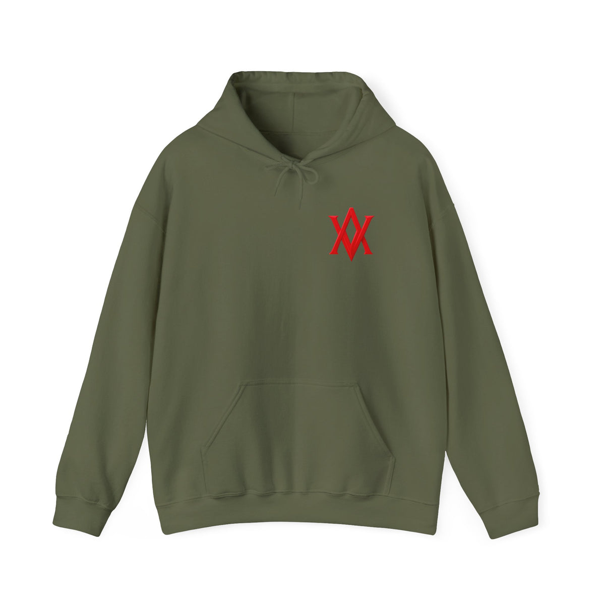 Thin Red Line Hoodie | Ashen Valor