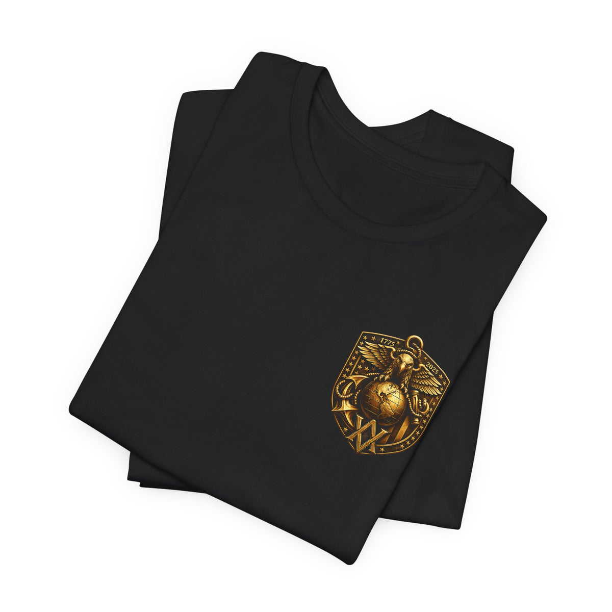 Marine Corps 250th Anniversary T-Shirt — Semper Fidelis Veteran Tribute Tee