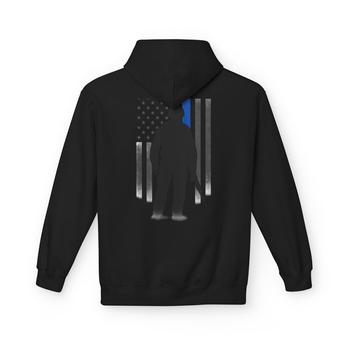 Ashen Valor “Stand in the Gap” Thin Blue Line Tactical Hoodie