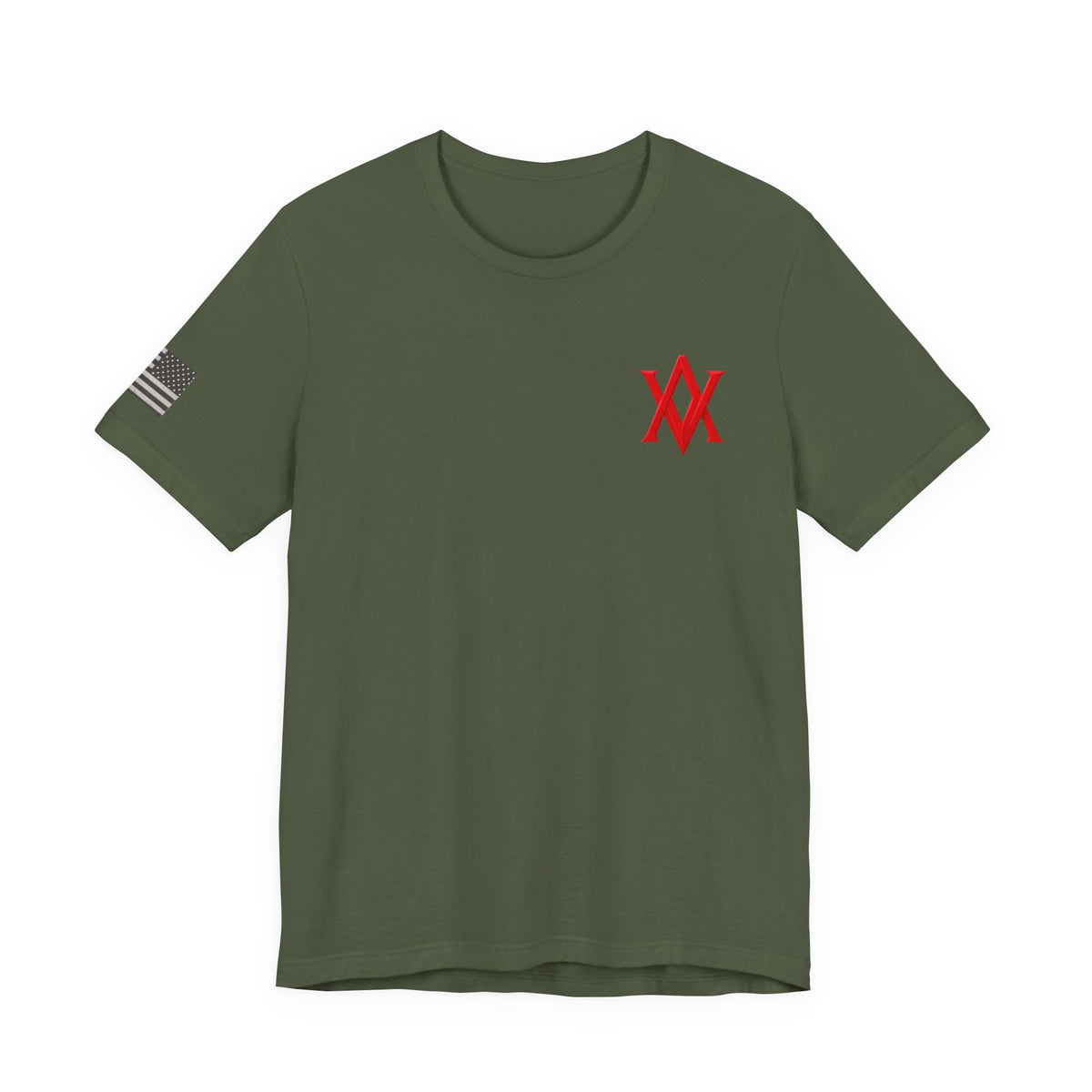 🔴 Thin Red Line T-Shirt | Ashen Valor