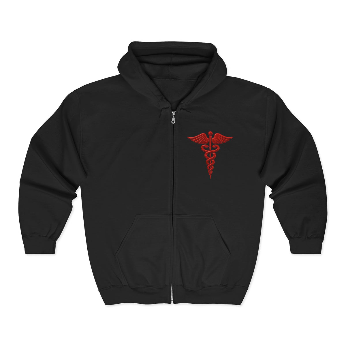Ashen Valor • Medical Hero Zip Hoodie