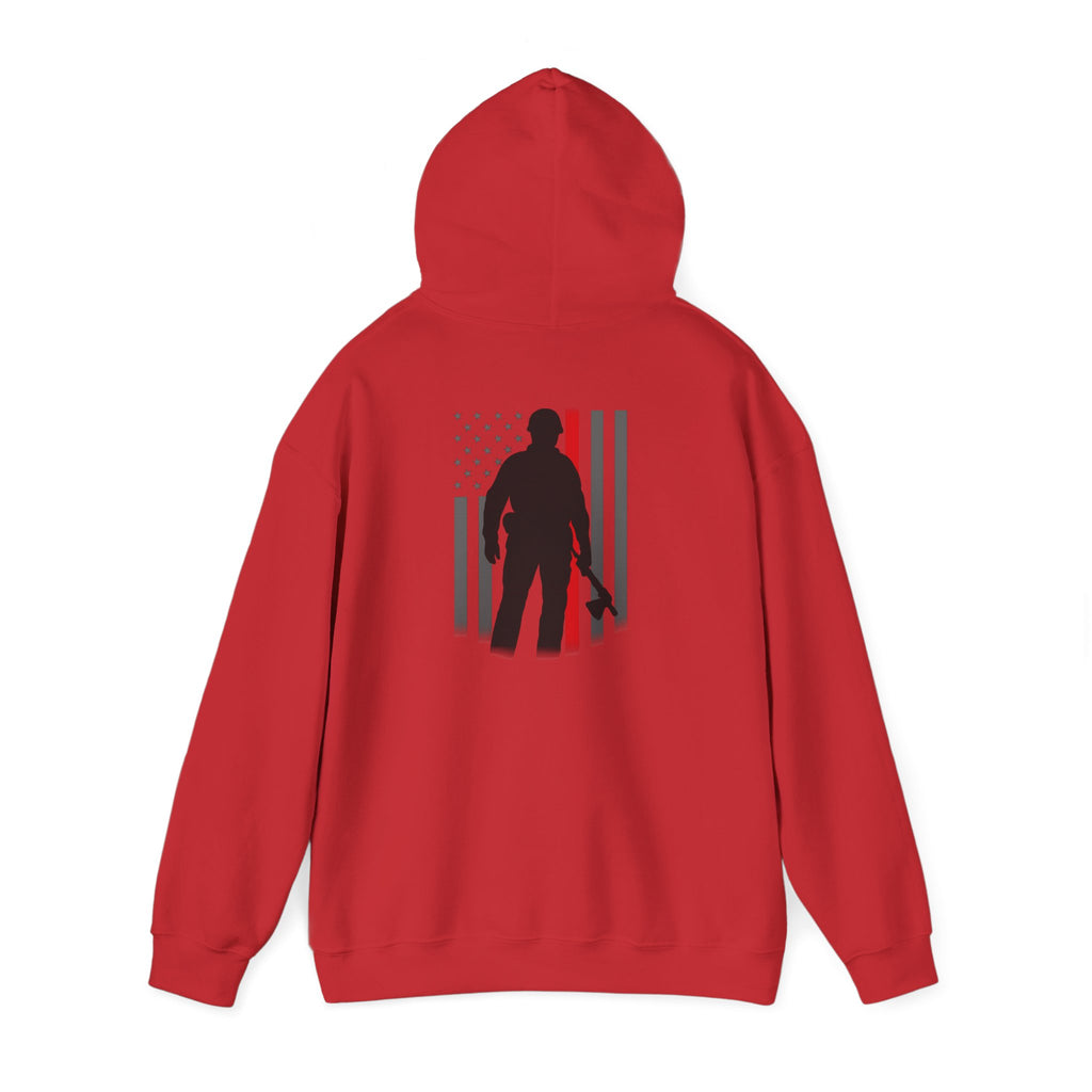 Thin Red Line Hoodie | Ashen Valor