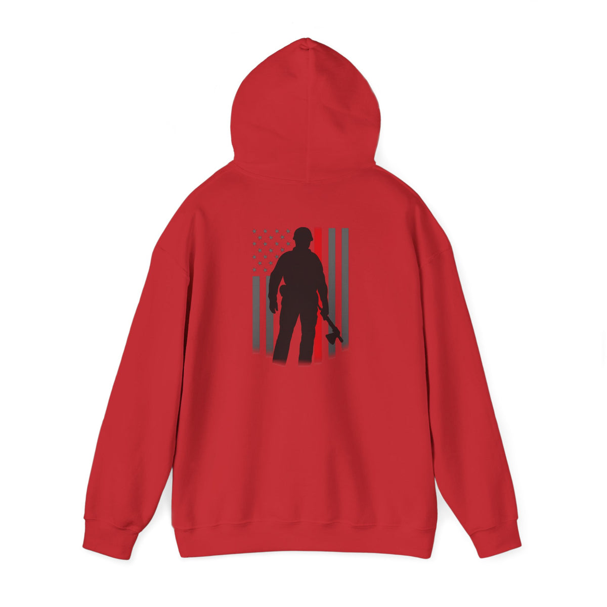 Thin Red Line Hoodie | Ashen Valor