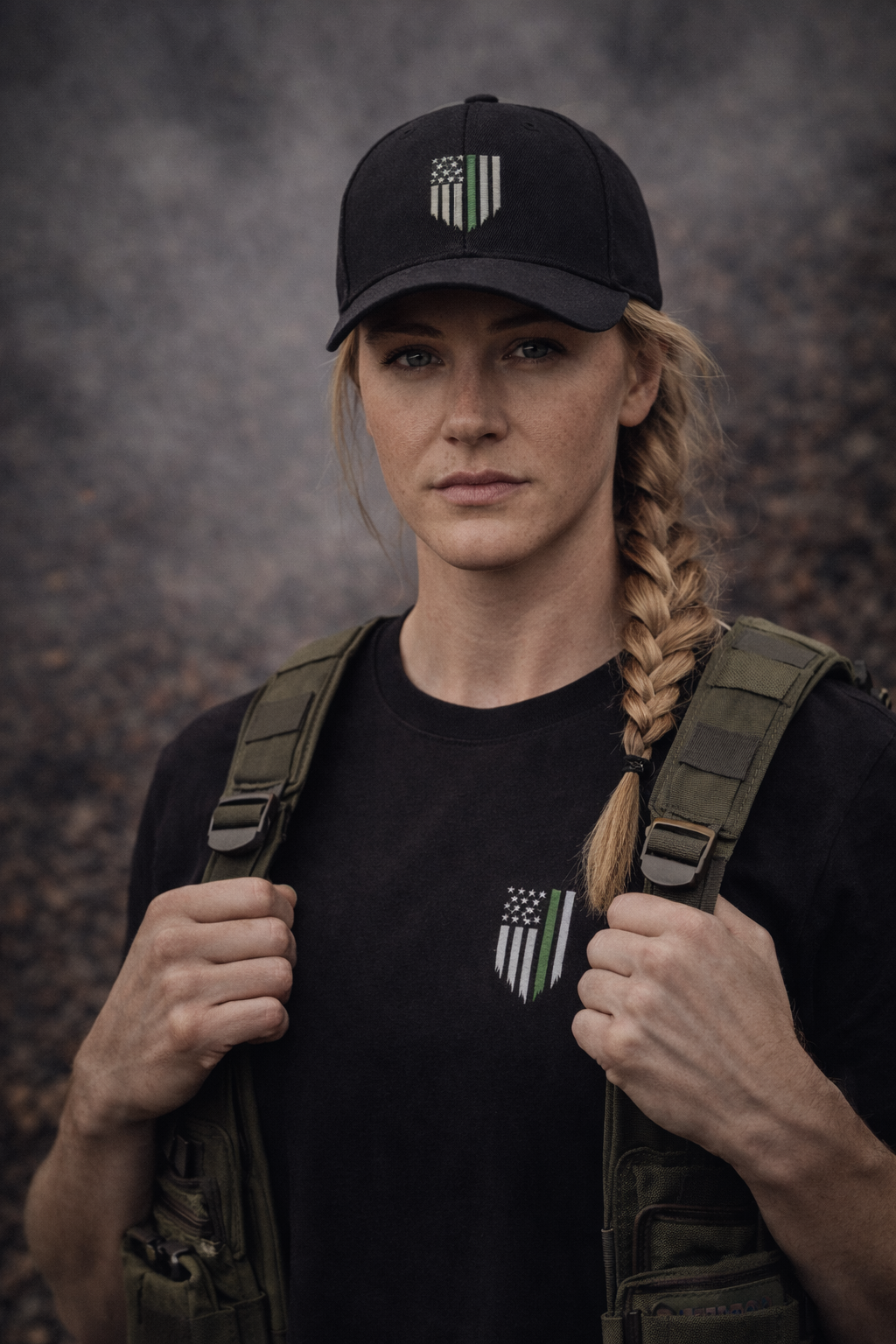 Thin Green Line Flexfit Hat | Ashen Valor