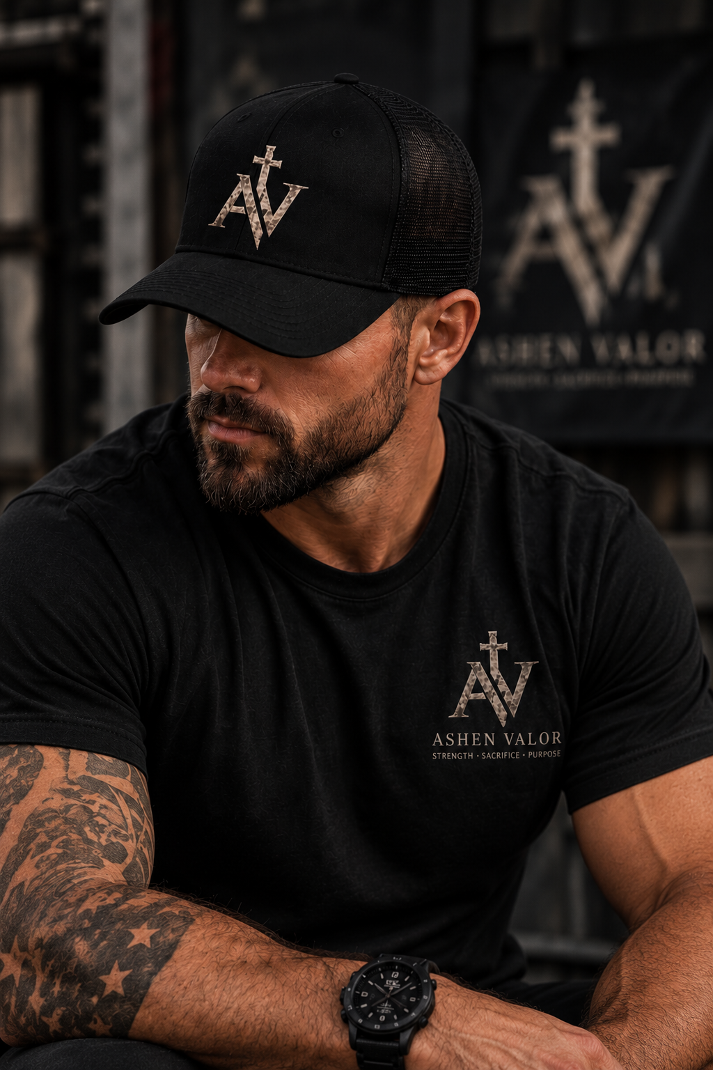 Forged by Faith AV Trucker Hat