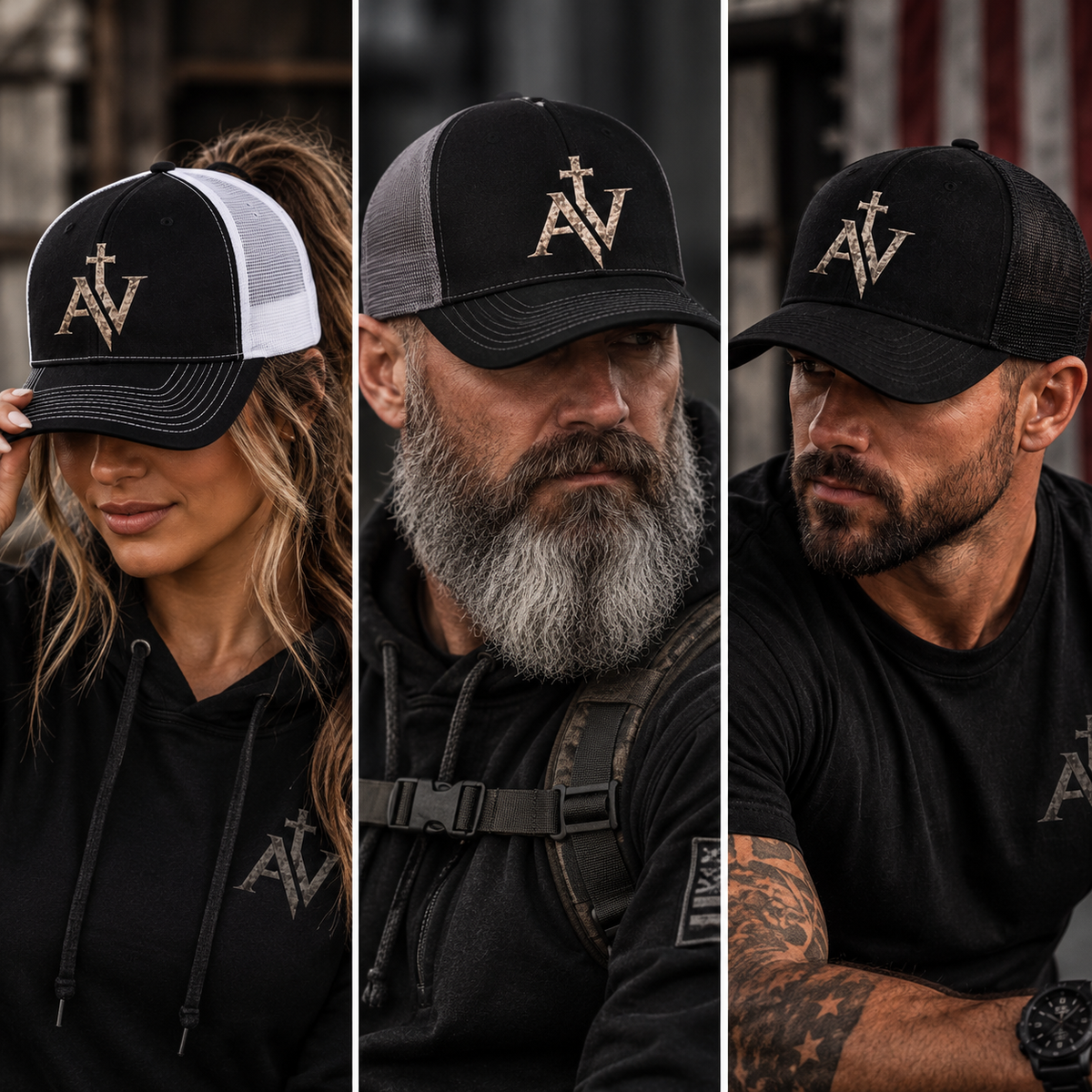 Forged by Faith AV Trucker Hat
