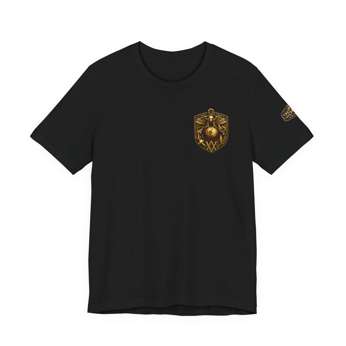 Marine Corps 250th Anniversary T-Shirt — Semper Fidelis Veteran Tribute Tee