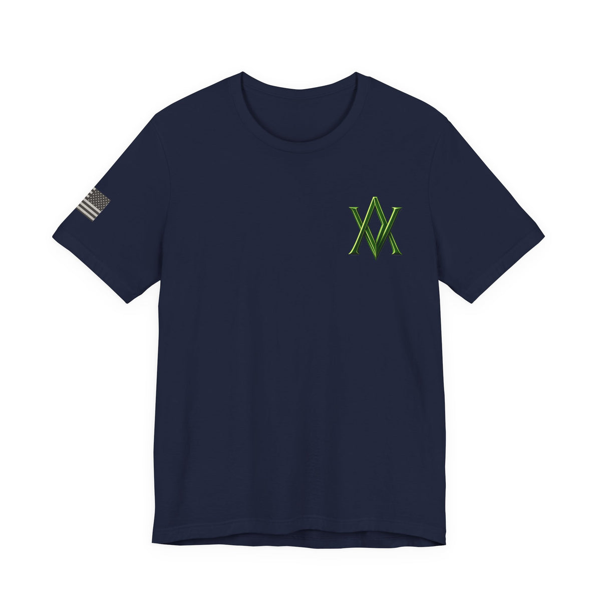 Forged in Honor Thin Green Line T-Shirt | Ashen Valor