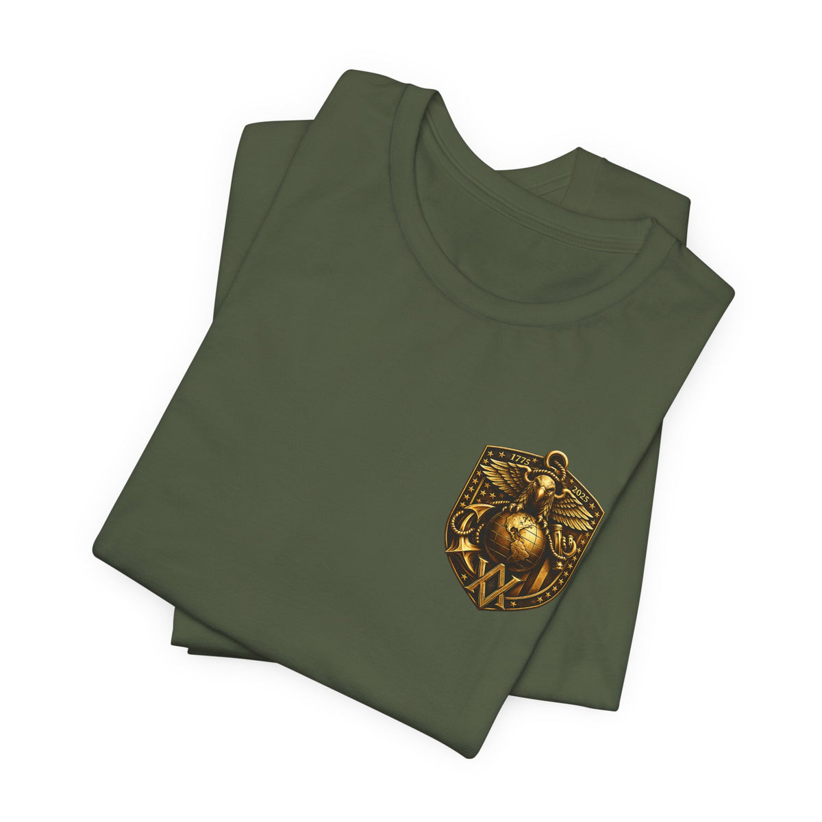Marine Corps 250th Anniversary T-Shirt — Semper Fidelis Veteran Tribute Tee