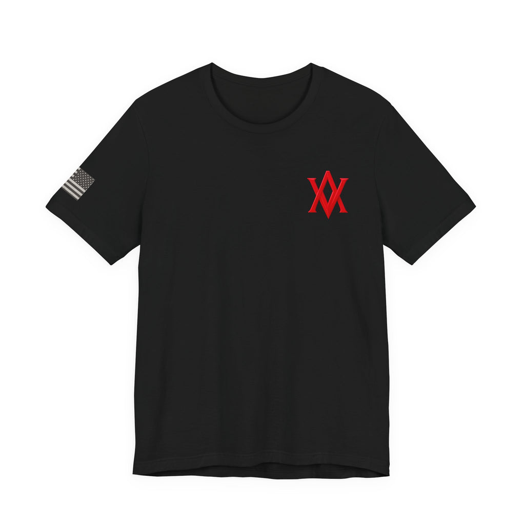 🔴 Thin Red Line T-Shirt | Ashen Valor