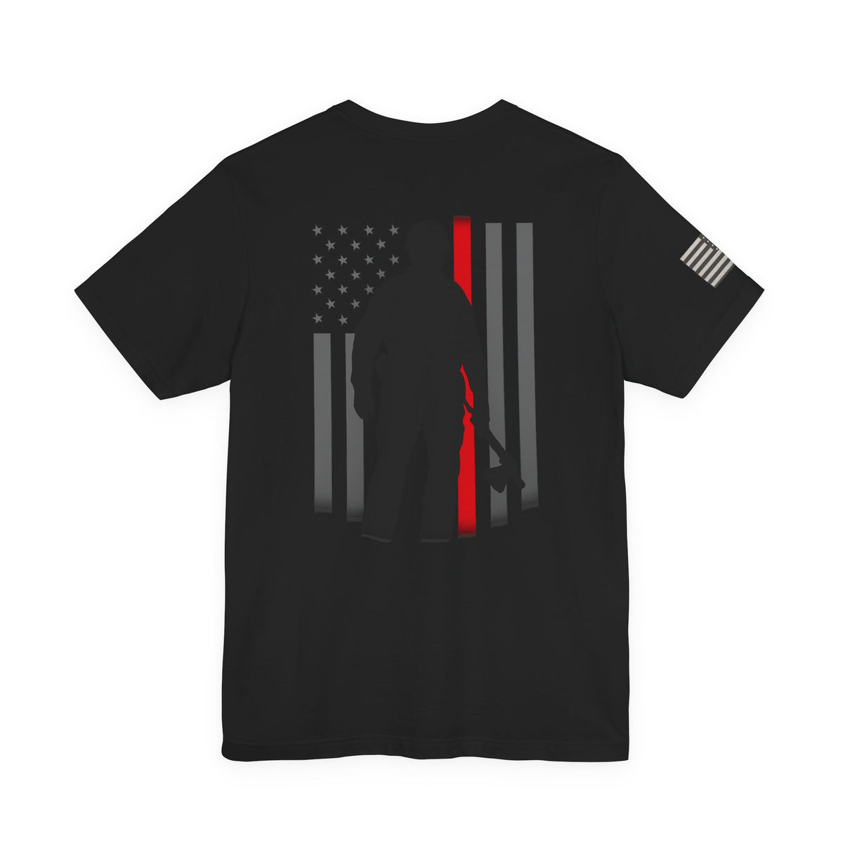 🔴 Thin Red Line T-Shirt | Ashen Valor
