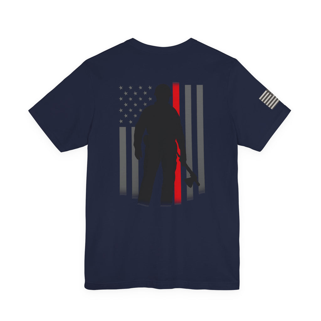 🔴 Thin Red Line T-Shirt | Ashen Valor