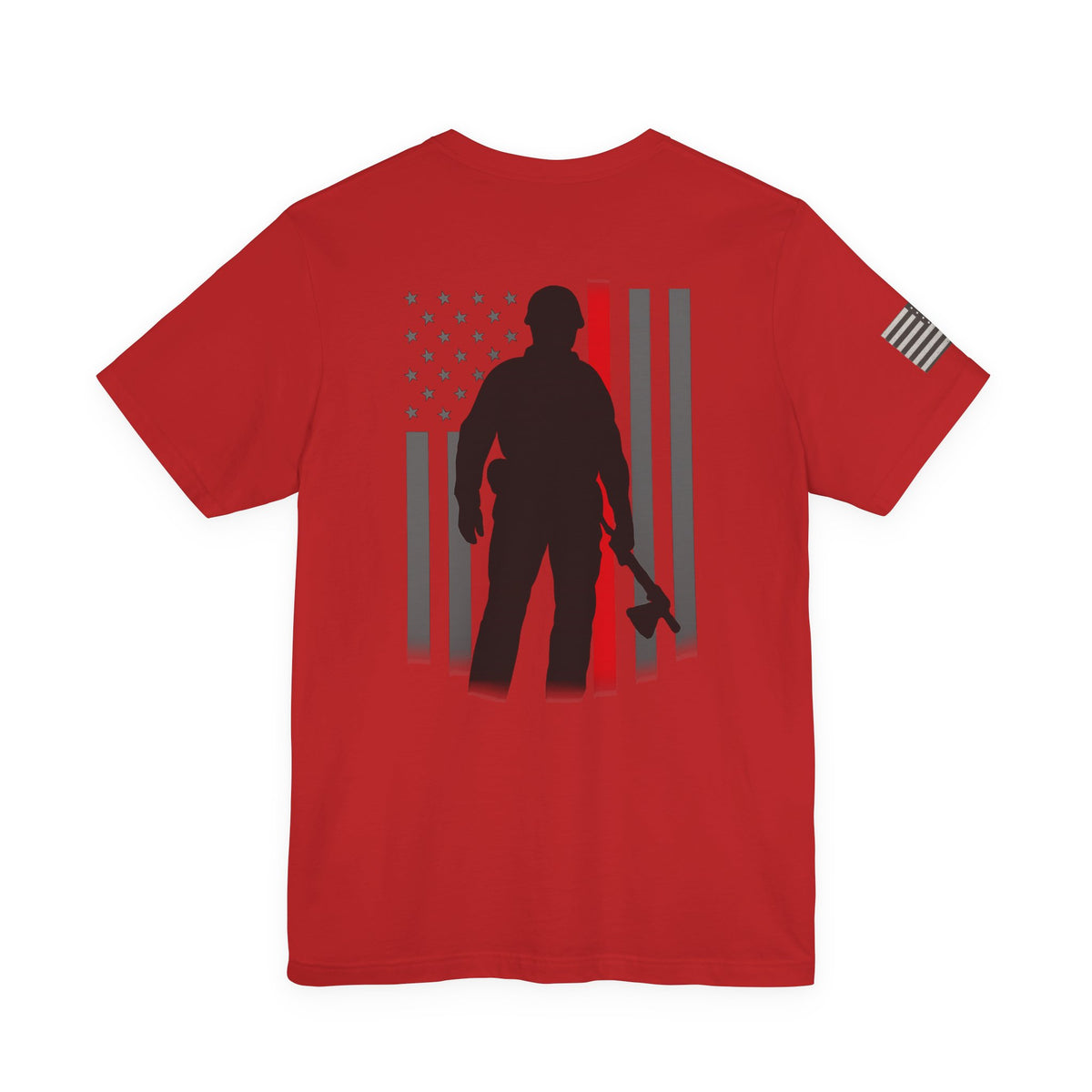 🔴 Thin Red Line T-Shirt | Ashen Valor