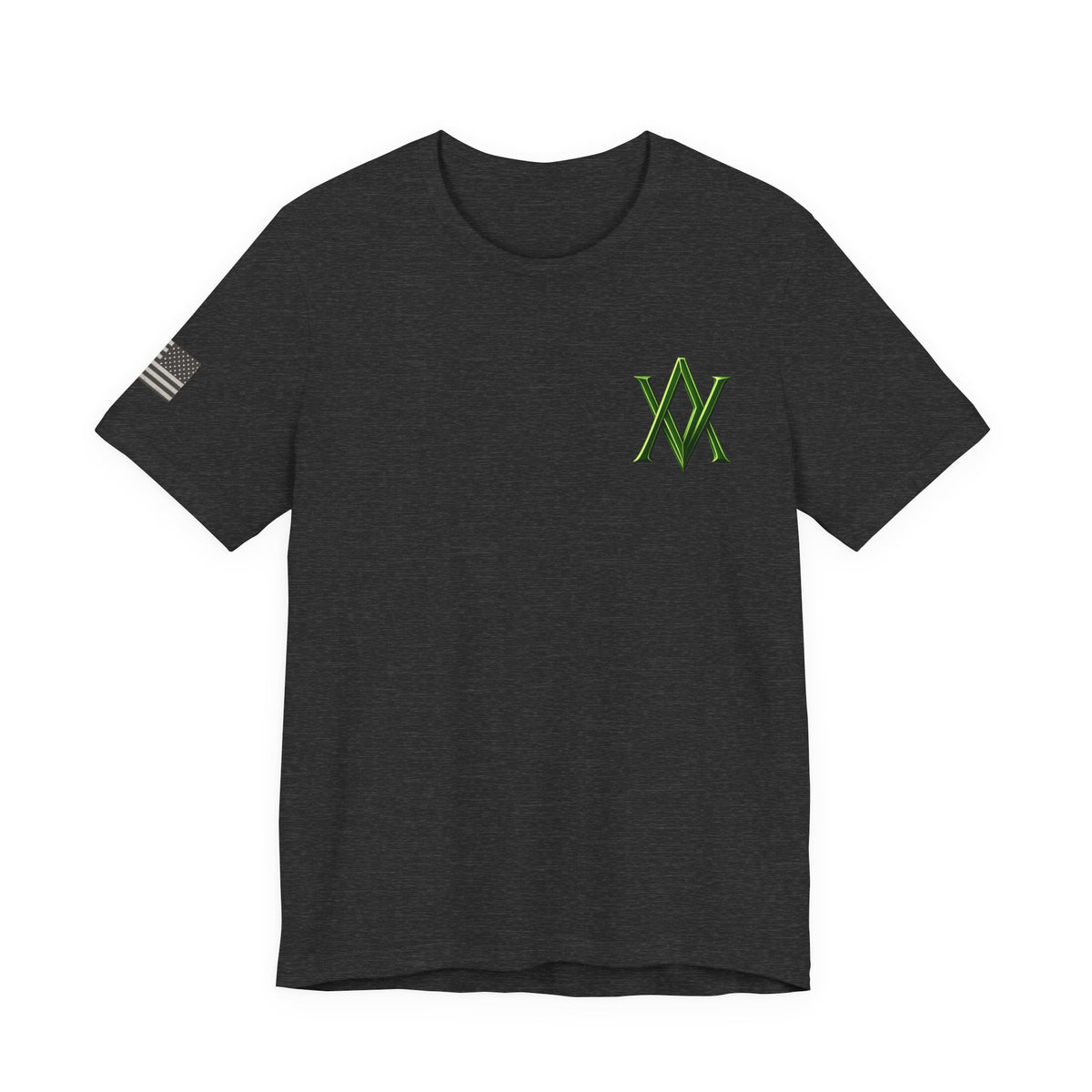 Forged in Honor Thin Green Line T-Shirt | Ashen Valor
