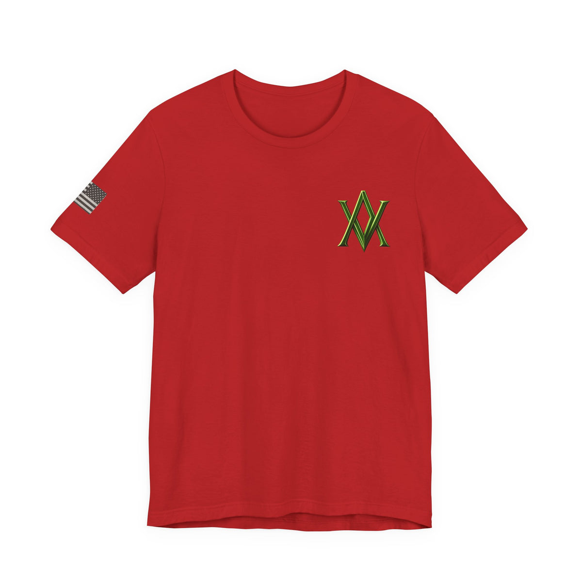 Forged in Honor Thin Green Line T-Shirt | Ashen Valor