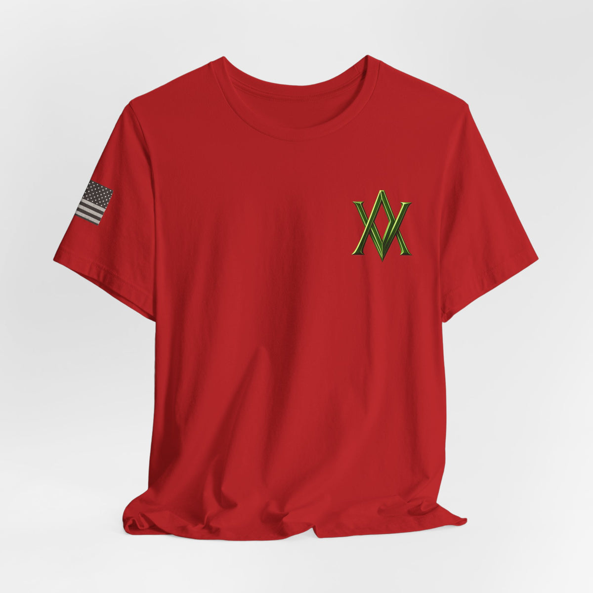 Forged in Honor Thin Green Line T-Shirt | Ashen Valor