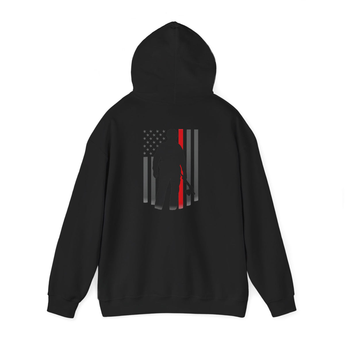Thin Red Line Hoodie | Ashen Valor