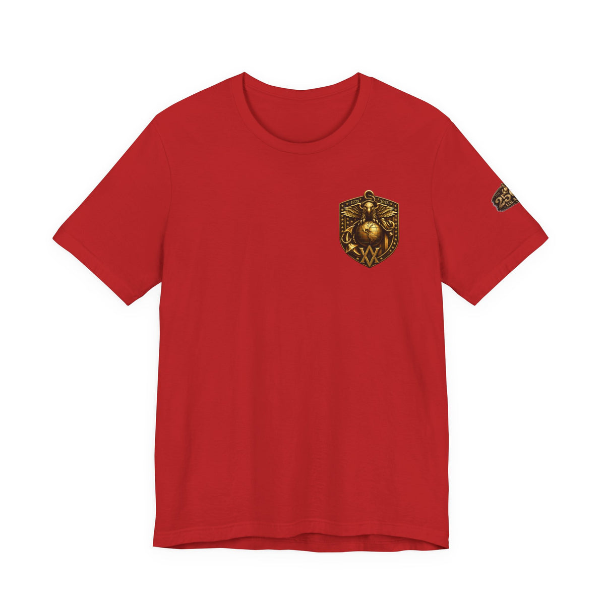 Marine Corps 250th Anniversary T-Shirt — Semper Fidelis Veteran Tribute Tee