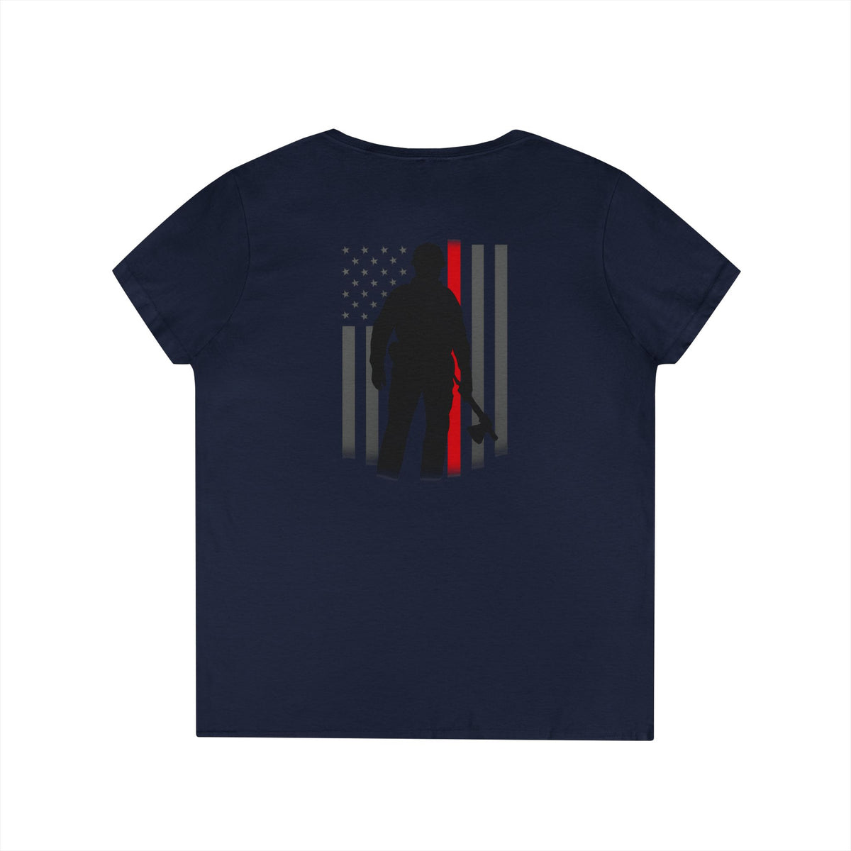 Women’s Thin Red Line V-Neck | Ashen Valor